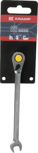 Clé mixte à cliquet, 8 mm, Kramp