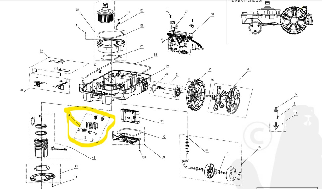 [RA31052355] Connecteur de charge Cramer RM1000, CRRA31052355, RA31052355
