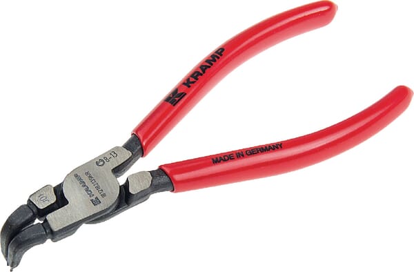 Pince à circlips Ø 8-13mm coudée à 90° à l'intérieur