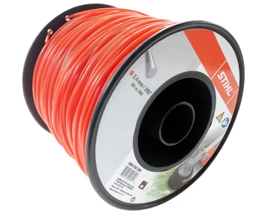 Bobine de fil nylon rond 2.4mm 253m, 0000-930-2246, 00009302246