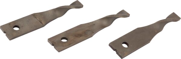 Jeu de 3 couteaux trempés