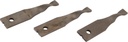 Jeu de 3 couteaux trempés