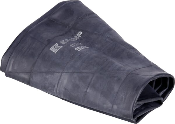 [114004DIN77779090] Chambre à air pour jante de Ø 4", 11x4.00-4, valve courbée 90°, 90° au tube, Kramp