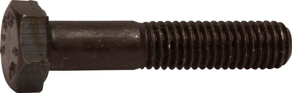 Boulon hexagonal pas fin partiellement fileté M12x1,25x50 10.9 noire