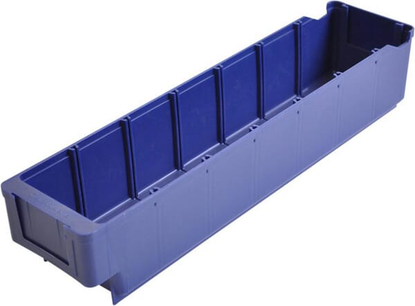 Bac de rangement bleu 400x94x80mm