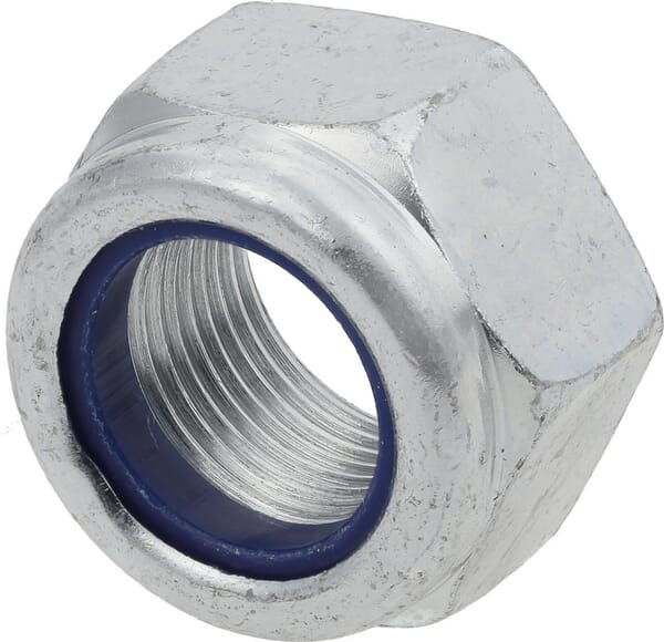 Ecrou hexagonal autobloquant à bague nylon DIN985 M20x1.50 Kramp