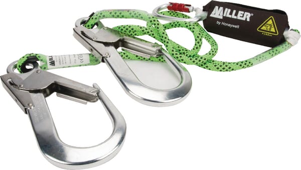 Longe double+amortisseur/mousq