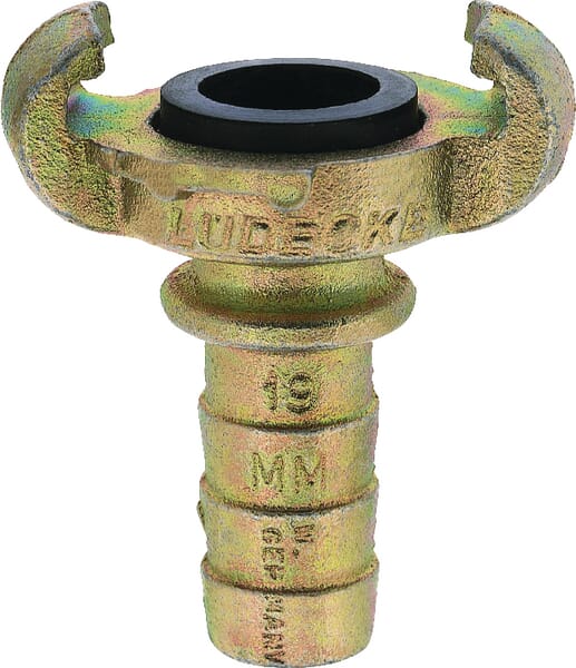 Raccord p. tuyau souple griff.