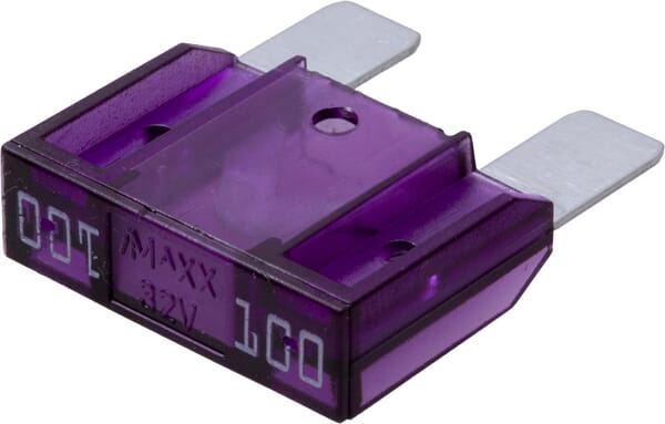 Fusible lame maxi 32V 100A longueur 34,3mm violet iMaXX
