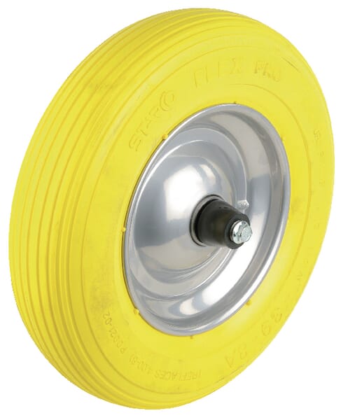 Roue complète jaune 4.00x8