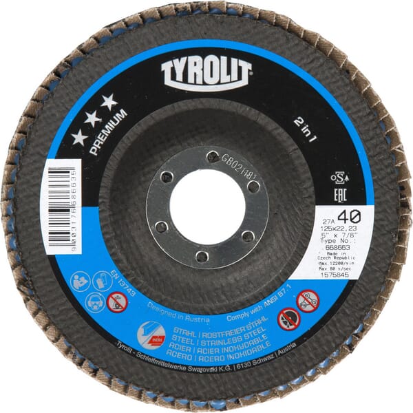 [K19190] Disque abrasif lam. 125mm K40