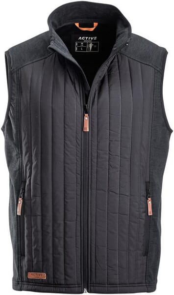 [KW5011401911054] Gilet en polaire hybride/homme, anthracite xL