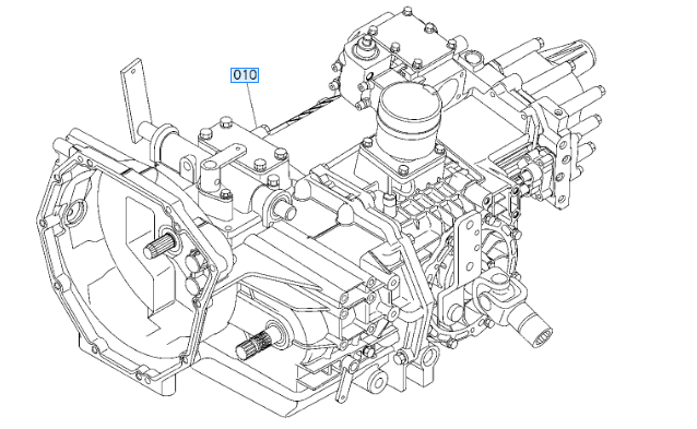 [K7571-91126] Boite de transmission complète Kubota RTV900, K7571-91126, K757191126
