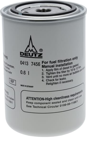 Filtre à carburant fileté