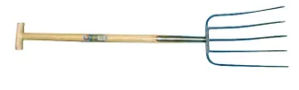 [915170] Fourche a fumier 5 dents ATLAS - manche frêne 850mm, 915170
