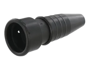 Fiche femelle caoutchouc 220V, EM351BEL