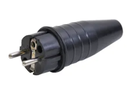 Fiche mâle caoutchouc 220V, EM341