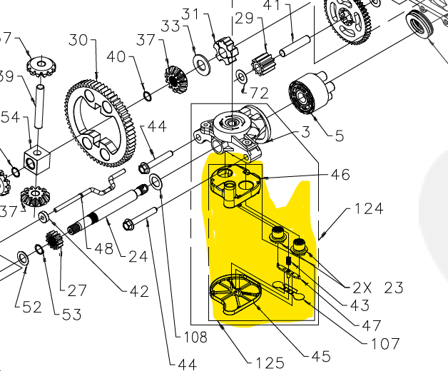 [HG70463] Kit joint bourrage o-ring hydro-gear 346/0510, hg70463, HG70463