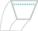 Courroie lame ALKO 82cm, 514083