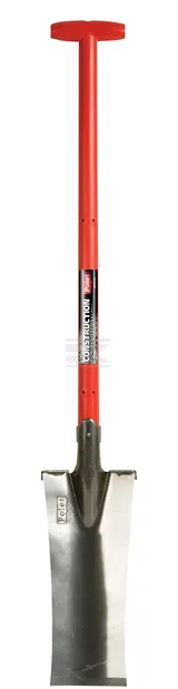 Bêche de terrassier 380/140 manche en T-Es 850 mm, 101384E, 101384, PO101384, PO101384E