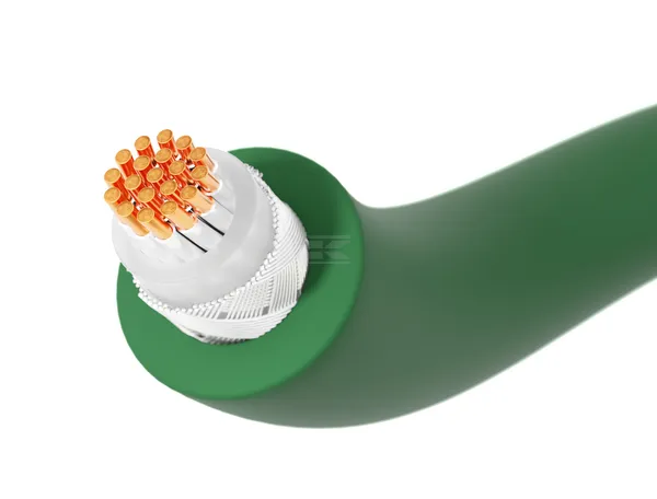 [FGP2262] Câble de signal Ø3,8 mm x 500 m, protection en maille métallique, âme en cuivre