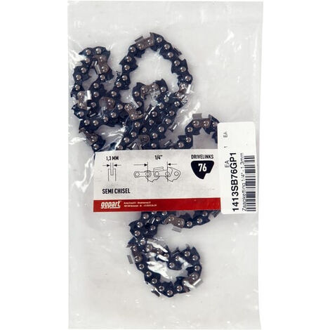 [1413SB76GP1] Chaîne de tronçonneuse 1/4" 1.3mm 76 DL Gopart