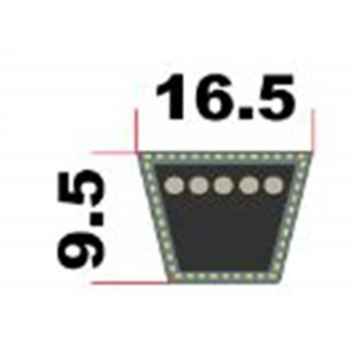 [LB71 859611200700] Courroie trapezoidale lb71 mitsuboshi, LB-71, FGP420851, LB71, 8596-112-007-00