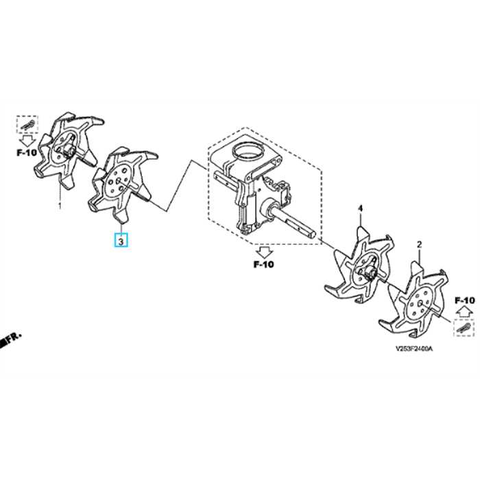 [72470-V25-010] couronne motoculteur honda fg110, 72470-V25-010