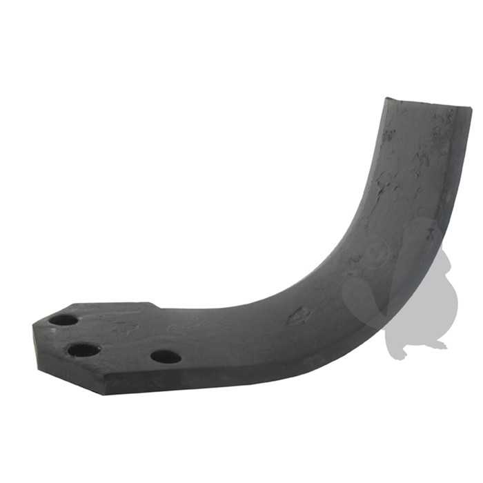 Couteau de fraise gauche pour fraise arrière adaptable sur CARRARO - L: 185mm. Type labour., 1407455L, 140-7455L