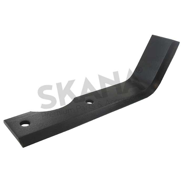 [140-7421R] Couteau de fraise droit pour motobineuse adaptable sur STAUB - L: 195mm. Type sarcleur., 1407421R, 140-7421R