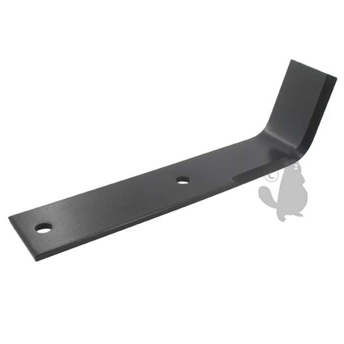 [140-4135R] Couteau de fraise droit pour motobineuse adaptable sur STAUB - L: 260mm. Type sarcleur., 1404135R, 140-4135R