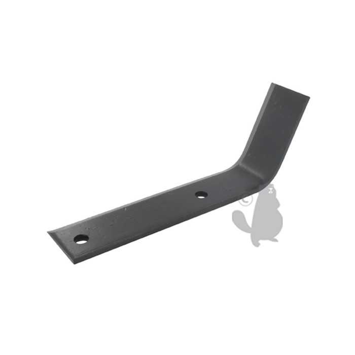 Couteau de fraise gauche pour motobineuse adaptable sur KUBOTA - L: 190mm. Type sarcleur., 1404118L, 140-4118L
