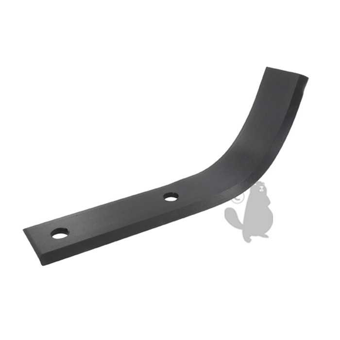 Couteau de fraise droit pour motobineuse adaptable sur BOUYER - L: 240mm. Type labour., 1404109R, 140-4109R