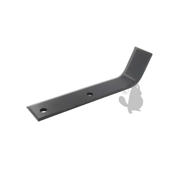 [140-4119L] Couteau de fraise gauche pour motobineuse adaptable sur MABEC - L: 200mm. Type sarcleur., 1404119L, 140-4119L