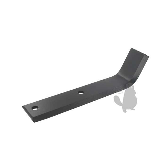 Couteau de fraise droit pour motobineuse adaptable sur MABEC - L: 200mm. Type sarcleur., 1404119R, 140-4119R