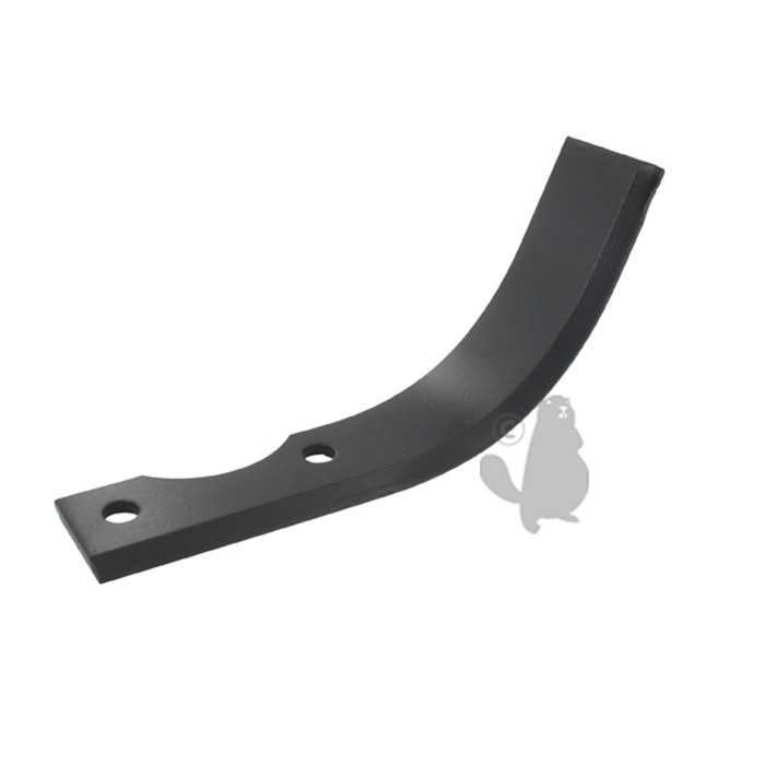 [140-4112R] Couteau de fraise droit pour motobineuse adaptable sur HAKO et FERRARI - L: 200mm. Type bineur., 1404112R, 140-4112R