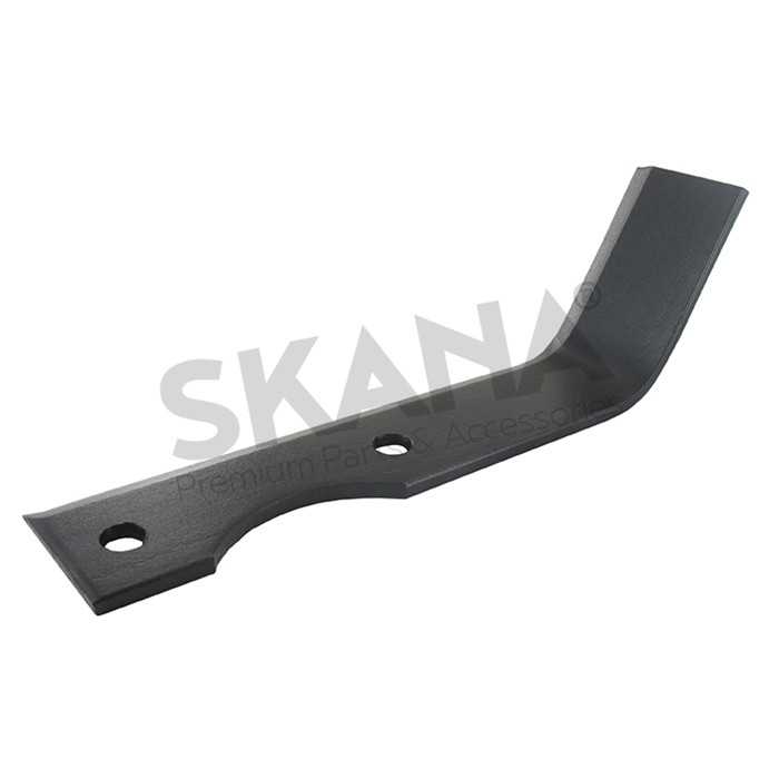 [140-7421L] Couteau de fraise gauche pour motobineuse adaptable sur STAUB - L: 195mm. Type sarcleur., 1407421L, 140-7421L