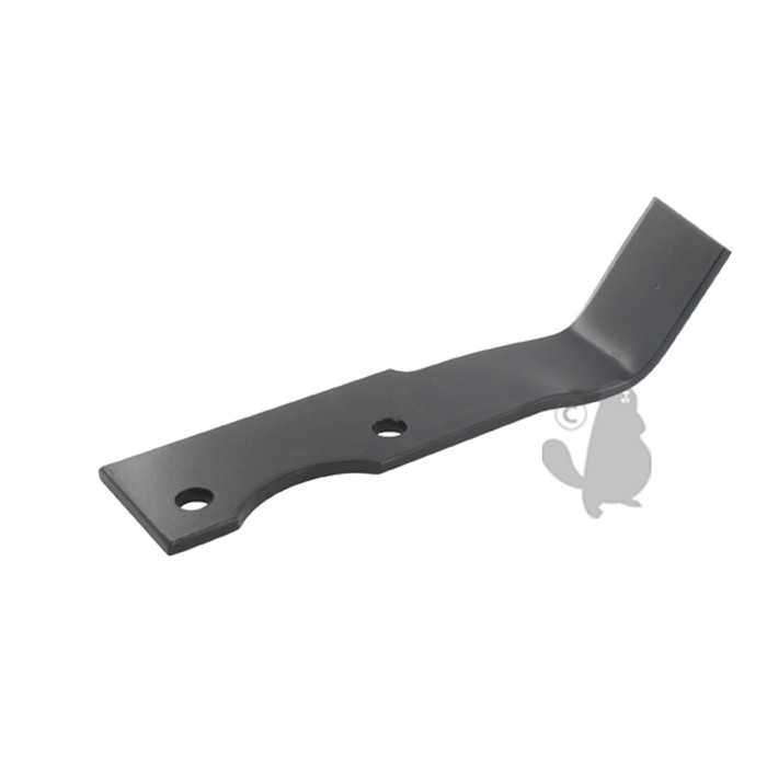 [140-4121L] Couteau de fraise gauche pour motobineuse adaptable sur MABEC - L: 216mm. Type sarcleur., 1404121L, 140-4121L