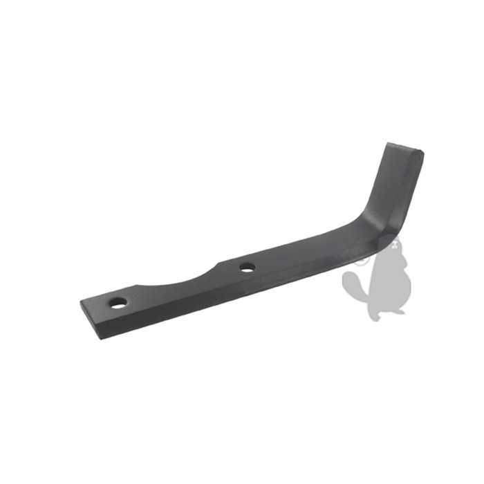 [140-4123R] Couteau de fraise droit pour motobineuse adaptable sur MOTOSTANDARD - L: 195mm. Type sarcleur., 1404123R, 140-4123R