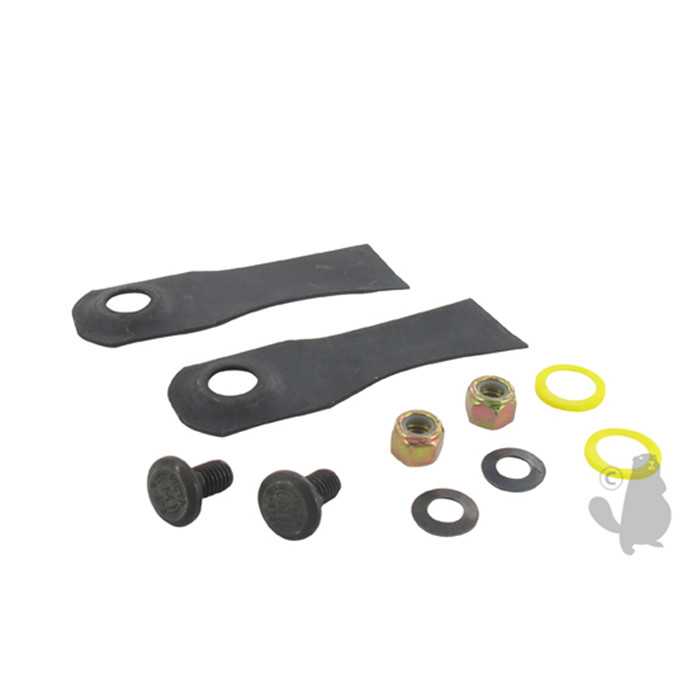 Lame dorigine pour tondeuse STIGA - L: 110mm alésage central: 15mm. Remplace origine: CA093515, 1103730, 110-3730