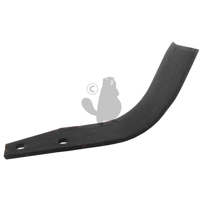 [14486/7L.] Couteau de fraise gauche pour motobineuse adaptable sur GOLDONI F22M - L: 190: mm alésage: diam 10, 1407492L, 140-7492L