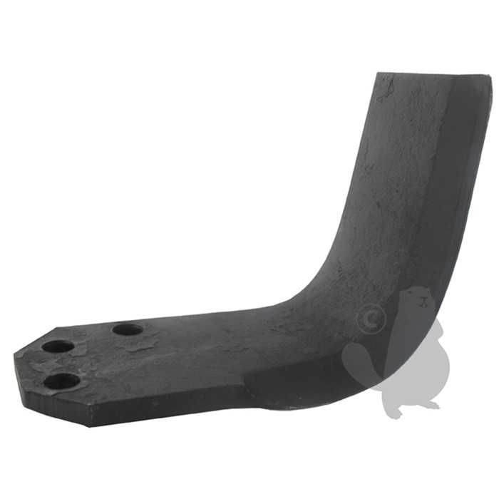 Couteau de fraise droit pour fraise arrière adaptable sur CARRARO - L: 180mm. Type labour., 1407456R, 140-7456R