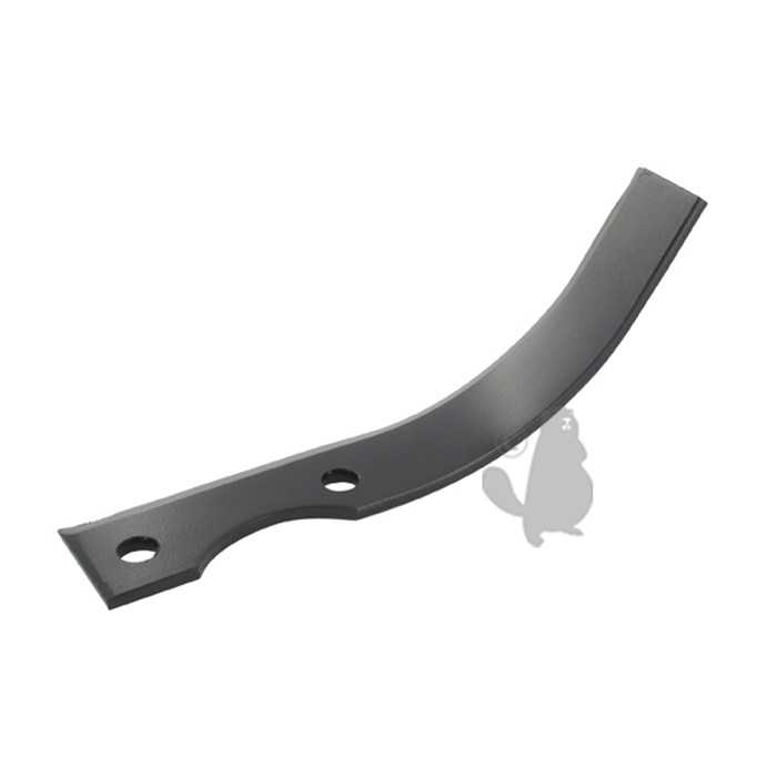 Couteau de fraise gauche pour motobineuse adaptable sur HAKO et FERRARI - L: 200mm. Type bineur., 1404112L, 140-4112L