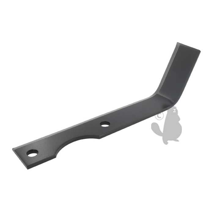 Couteau de fraise gauche pour motobineuse adaptable sur ISEKI - L: 240mm. Type sarcleur., 1404115L, 140-4115L