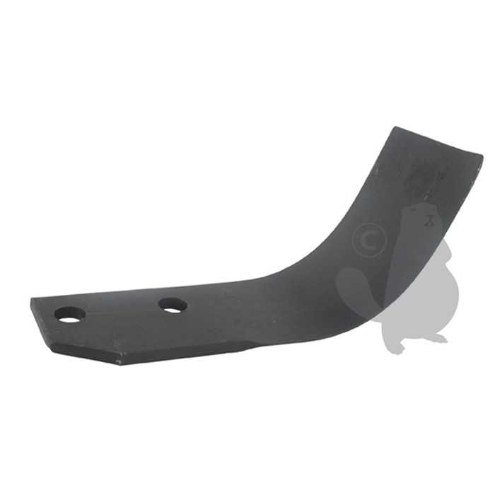 Couteau de fraise droit pour fraise arrière adaptable sur CARRARO. L: 178mm alésage diam 12 5mm e, 1407480R, 140-7480R