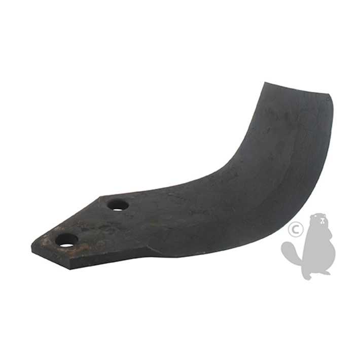 [140-7476R] Couteau de fraise droit pour fraise arrière adaptable sur BCS modèle SICILIA. L: 173mm alésage diam, 1407476R, 140-7476R