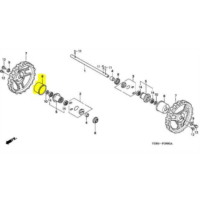 [42767-VA8-010] Couvercle extérieur moyeu de roue Honda UM616, 42767 VA8 010, 42767VA8010