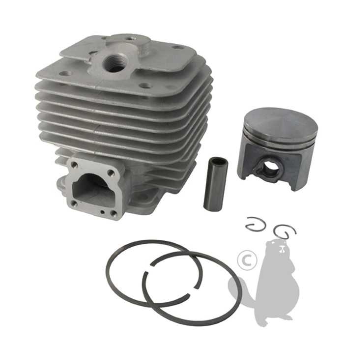 Cylindrée complète diam : 49mm adaptable pour STIHL 08S et TS360. Remplace origine: 42010201200, 5702547, 570-2547