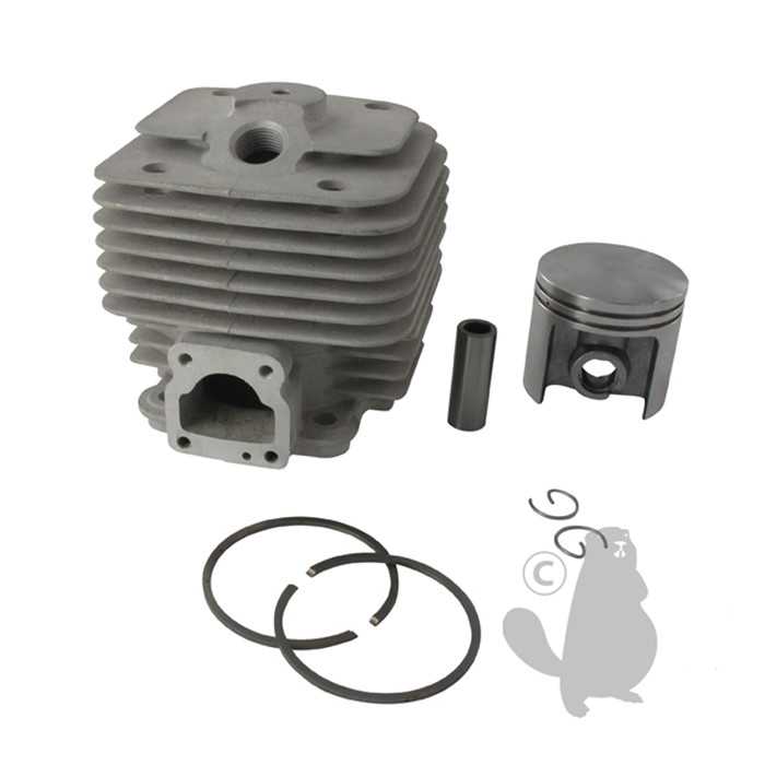 Cylindrée complète diam : 47mm adaptable pour STIHL 08 et TS350. Remplace origine: 11080201220, 5702546, 570-2546
