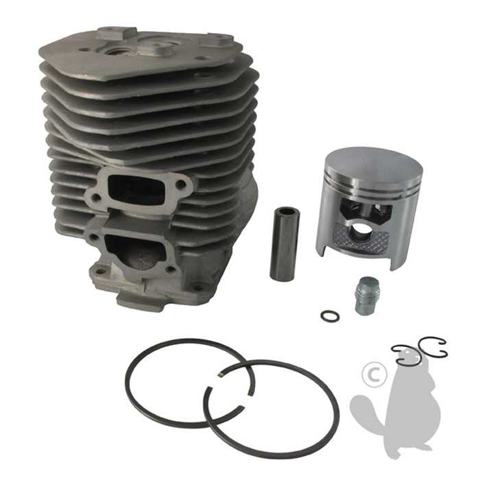 [11110201200] Cylindrée complète diam : 52mm adaptable pour STIHL 051 et TS510. Remplace origine: 11110201200, 5702545, 570-2545